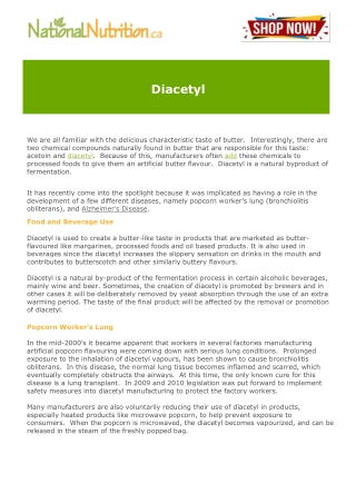 Diacetyl