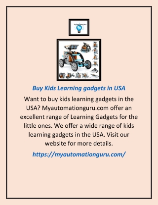 Buy Kids Learning gadgets in USA