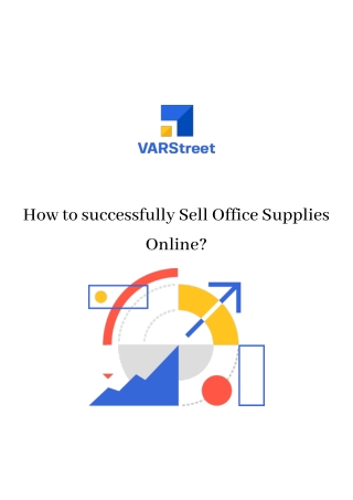 How to successfully Sell Office Supplies Online