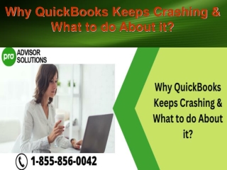 Why QuickBooks Keeps Crashing & What to do About it