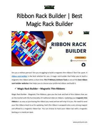 Ribbon Rack Builder - Best Magic Rack Builder