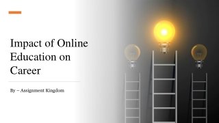 Impact of Online Education on Career