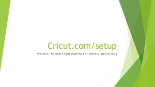 cricut.com/setup