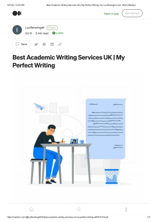 Academic writing services UK | My Perfect Writing