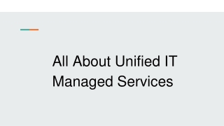 All About Unified IT Managed Services 3