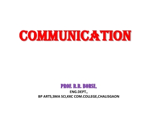 barriers to communication