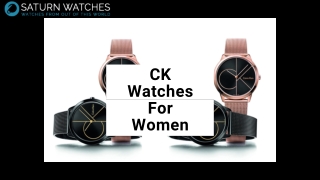 CK Watches For Women