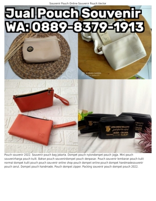 O88ᑫ~8౩7ᑫ~IᑫI౩ (WA) Pouch Souvenir Eropa Pouch Dompet Yang Bagus