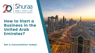 How to Start a Business in the United Arab Emirates