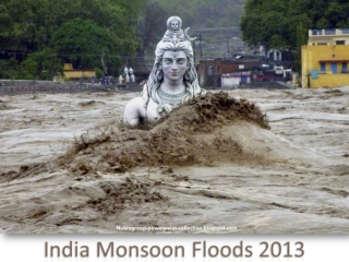 2013 India Monsoon Floods