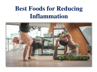 Best Foods for Reducing Inflammation