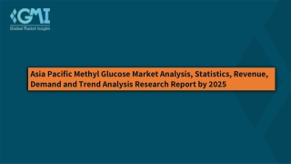 Asia Pacific Methyl Glucose Market Size 2022