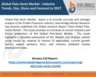 Poly-vents Market – Current Insight with Future Aspect Analysis