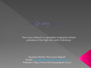 Luxury Travel Magazine 