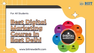 Best Digital Marketing Course In East Delhi