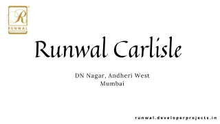 Runwal Carlisle E-Brochure