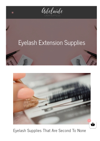 Eyelash Extension Supplies