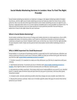 Social Media Marketing Services In London How To Find The Right Provider_compressed