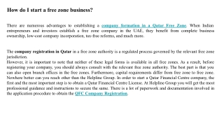 freezone registration qatar