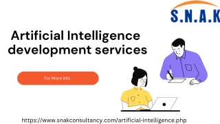 Artificial Intelligence development services