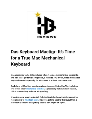 Das Keyboard Mactigr_ It’s Time for a True Mac Mechanical Keyboard