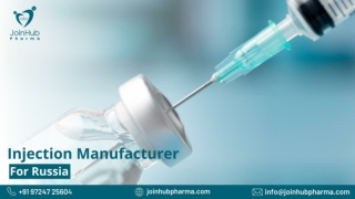 Injection Manufacturer for Russia