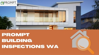 Structural Inspection Perth – Prompt Building Inspection