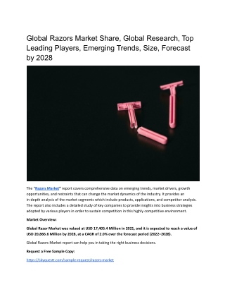 Global Razors Market