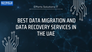 Best Data Migration and Data Recovery Services in the UAE