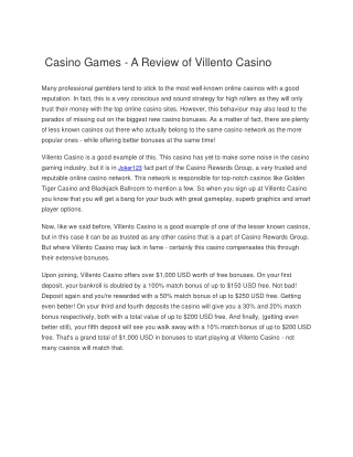 Casino Games