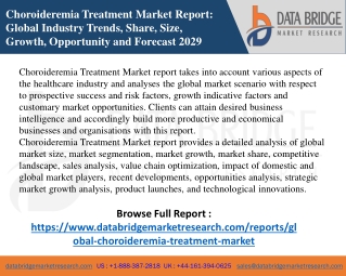 Choroideremia Treatment Market