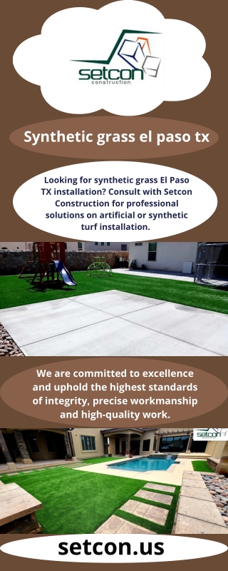 synthetic grass el paso tx