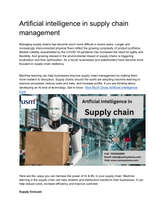 Blog Ai in Supply chain - Google Docs