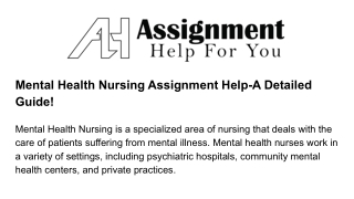 Mental-health-nursing-assignment-help-a-detailed-guide!