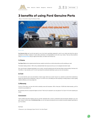 Ford genuine parts (2)