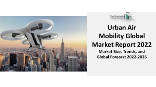 Urban Air Mobility Market : By Current Trends, Industry Analysis, Drivers