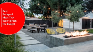 Best Backyard Ideas That Won't Break the Budget