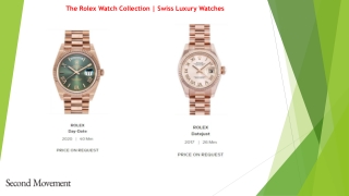 Rolex Watches - Second Movement