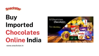 Buy Imported Chocolates Online India