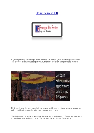 Get schengen visa from UK | Online schengen visa | Applyschengenvisas.co.uk
