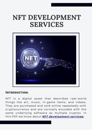 nft development services