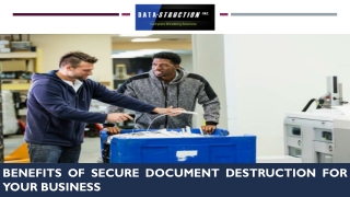 Benefits of Secure Document Destruction for Your Business