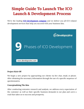 ICO Development Checklist: 9 Easy Steps To Succeed