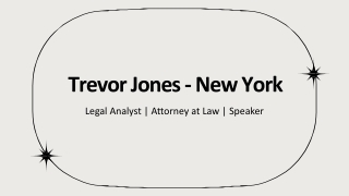 Trevor Jones - New York - Self-motivated Problem Solver