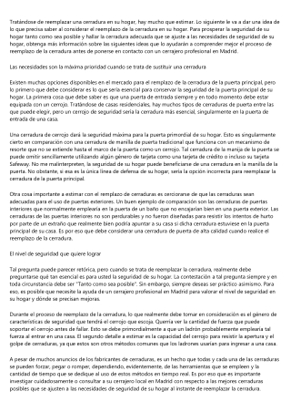 Razones por las que debe cambiar la cerradura de su vivienda