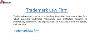 Trademark Law Firm  Trademarkservices.com.au