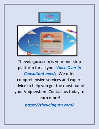 Voice Over Ip Consultant | Thevoipguru.com