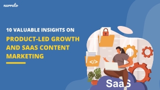 How do SAAS companies drive product-led growth through content