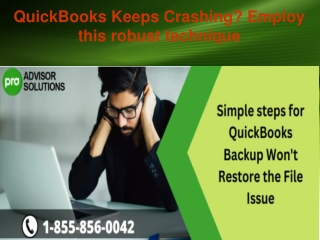 Simple steps for QuickBooks Backup Won’t Restore the File Issue