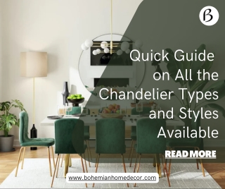 Quick Guide on All the Chandelier Types and Styles Available